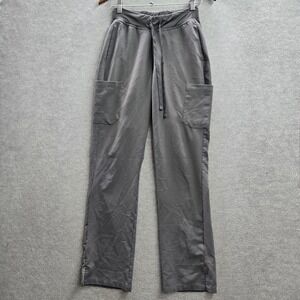 Mandala Women Scrub Pants XXS Gray Cargo Equa-Tek Technology